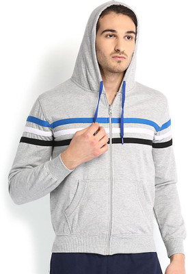 

Sports 52 Wear Full Sleeve Striped Men's Sweatshirt, Melange