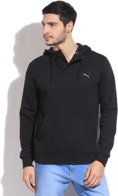 

Puma Full Sleeve Solid Men's Sweatshirt, Black