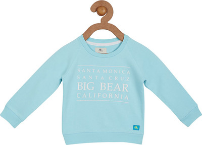 

Cherry Crumble California Full Sleeve Solid Boys Sweatshirt, Sky blue
