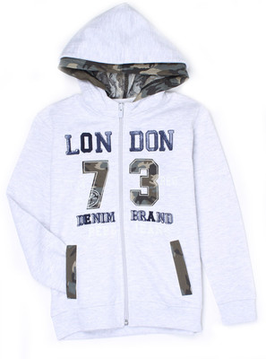 

Pepe Jeans Full Sleeve Graphic Print Boys Sweatshirt, Ash melange