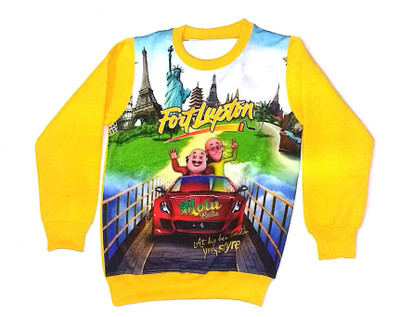 

Cuddlezz Full Sleeve Printed Boys Sweatshirt, Multicolor