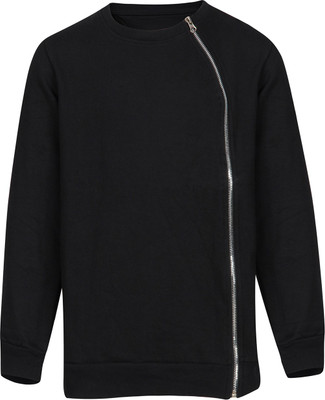 

Insta Fab Full Sleeve Solid Boys Sweatshirt, Black
