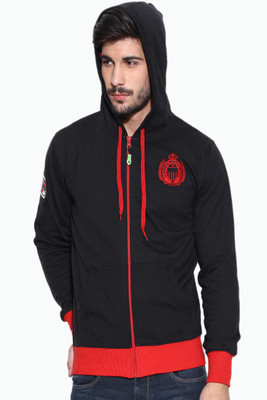 

Sports 52 Wear Full Sleeve Solid Men's Sweatshirt, Black;red