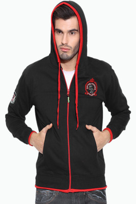 

Sports 52 Wear Full Sleeve Solid Men's Sweatshirt, Black;red