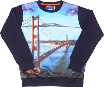 

612 League Full Sleeve Printed Boys sweatshirt, Navy