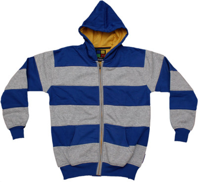 Shaun Full Sleeve Striped Boys Sweatshirt