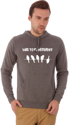 

Campus Sutra Full Sleeve Solid Men Sweatshirt, Dark grey