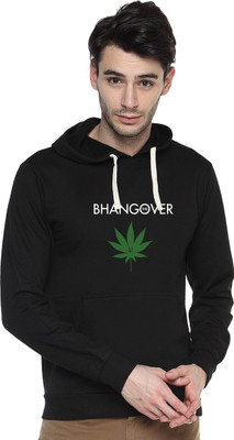 

Campus Sutra Full Sleeve Printed Men Sweatshirt, Black