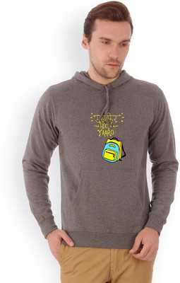

Campus Sutra Full Sleeve Solid Men Reversible Sweatshirt, Charcoal grey