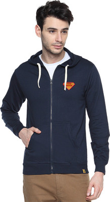

Campus Sutra Full Sleeve Solid Men Sweatshirt, Blue