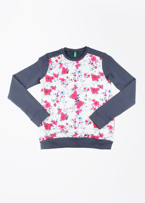 

United Colors of Benetton. Full Sleeve Printed Girls Sweatshirt, 901