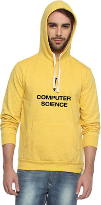 

Campus Sutra Full Sleeve Printed Men Reversible Sweatshirt, Yellow