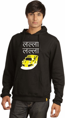 

Campus Sutra Full Sleeve Printed Men Sweatshirt, Black