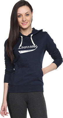 

Campus Sutra Full Sleeve Printed Women Sweatshirt, Navy blue
