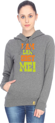 

Campus Sutra Full Sleeve Solid Women Sweatshirt, Dark grey