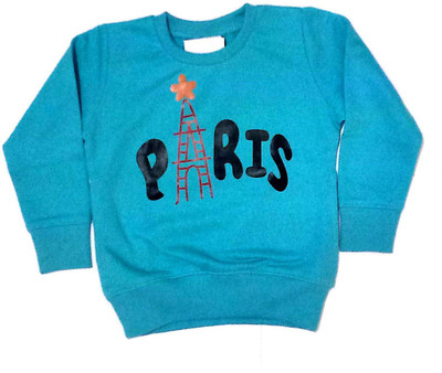 

Cuddlezz Full Sleeve Printed Girls Sweatshirt, Blue