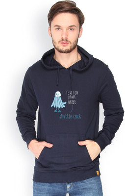 

Campus Sutra Full Sleeve Solid Men Reversible Sweatshirt, Blue