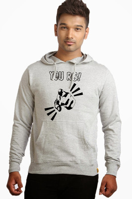

Campus Sutra Full Sleeve Printed Men Sweatshirt, Grey