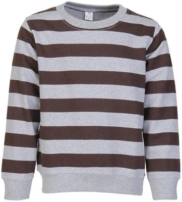 

Gkidz Full Sleeve Striped Boys Sweatshirt, Grey
