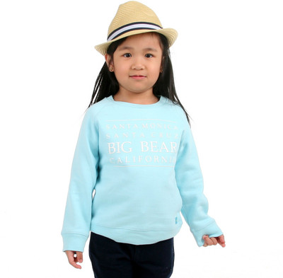 

Cherry Crumble California Full Sleeve Solid Baby Girls Sweatshirt, Sky blue