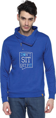

Campus Sutra Full Sleeve Printed Men Sweatshirt, Royal blue