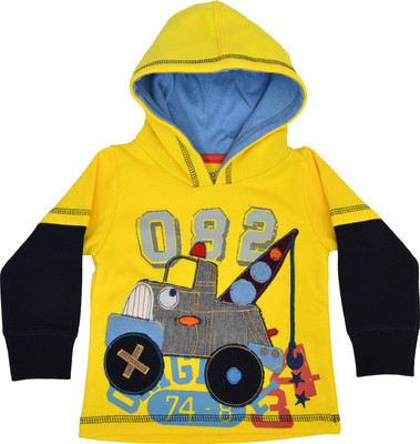

Pepito Full Sleeve Embellished Baby Boys Sweatshirt, Yellow