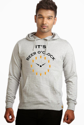 

Campus Sutra Full Sleeve Printed Men Sweatshirt, Grey