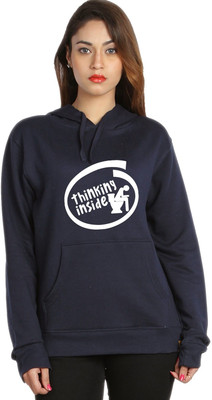 

Campus Sutra Full Sleeve Printed Women Sweatshirt, Blue