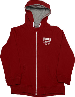 

Mothercare Full Sleeve Self Design Boys Sweatshirt, Red