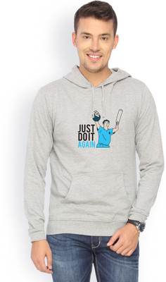 

Campus Sutra Full Sleeve Printed Men Sweatshirt, Grey
