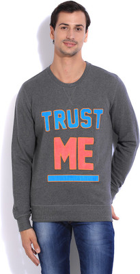 United colors of benetton full sleeve solid men's sweatshirt discount