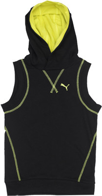 

Puma Sleeveless Solid Boys Sweatshirt, Black