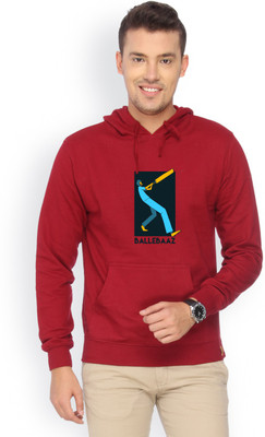 

Campus Sutra Full Sleeve Solid Men Reversible Sweatshirt, Maroon