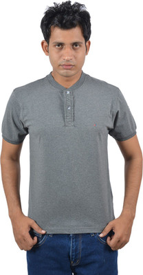 

Josh Button Half Sleeve Solid Men's Sweatshirt, Grey
