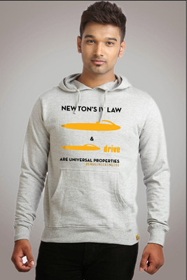 

Campus Sutra Full Sleeve Printed Men Sweatshirt, Grey
