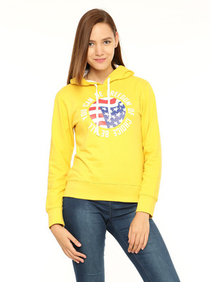 

Vvoguish Full Sleeve Printed Women's Sweatshirt, Yellow_29