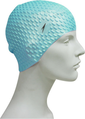 

Syndicate Best Quality Silicon Bubble Swimming Cap(Blue, Pack of 1)