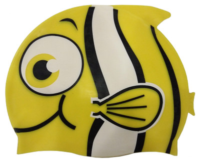 

FAB 5 Nemo Fish Shape Swimming Cap(Yellow, Pack of 1)