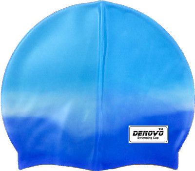 

DeNovo Imported Swimming Cap(Multicolor, Pack of 1), Blue mixed