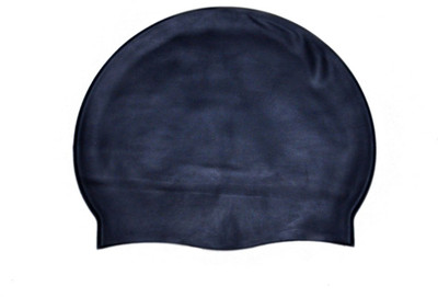 

swimcart UNISEX PLANE BLACK COLOR Swimming Cap(Black, Pack of 1)