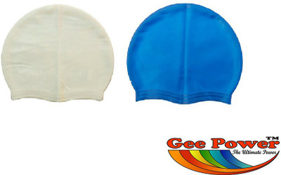 

Gee Power Imported (Set of 2) Swimming Cap(Multicolor, Pack of 2), Blue;white