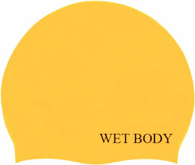 

W2W SILICONE SWIMMING CAP Swimming Cap(Orange, Pack of 1), Multicolor