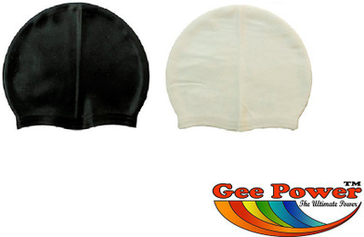 

Gee Power Imported (Set of 2) Swimming Cap(Multicolor, Pack of 2), Black;white