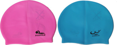 

Sihra Super Stretch Swimming Cap(Multicolor, Pack of 2)