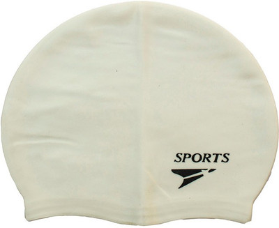 

Gee Power Sports Swimming Cap(White, Pack of 1)
