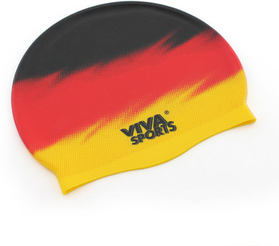 

Viva Sports Country Germany Swimming Cap(Multicolor, Pack of 1), Black;red;yellow