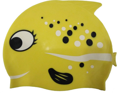 

FAB 5 Fish Shape Swimming Cap(Yellow, Pack of 1)