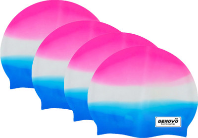 

DeNovo Imported Set of 4 Swimming Cap(Multicolor, Pack of 4)
