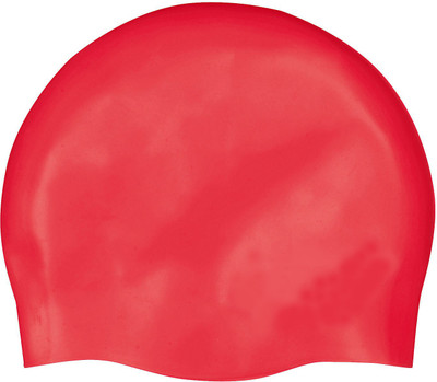 Syndicate Best Quality Silicon Swimming Cap(Red, Pack of 1)