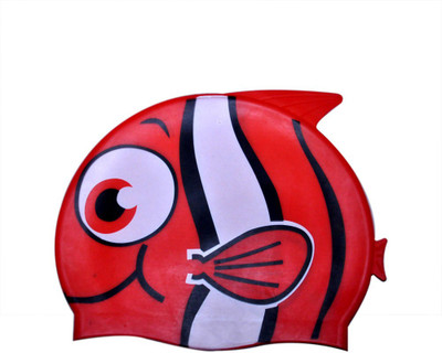 

swimcart SWIMMING CAP FOR KIDS Swimming Cap(Red, Pack of 1)